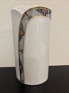 Vintage AK Kaiser Germany Porcelain Vase - "Aalborg" Art Deco Style by K. Nossek